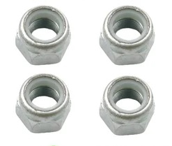 гайка м10х1.25 с белым нейлоновым кольцом самоконтрящаяся высокая в интернет-магазине НМК